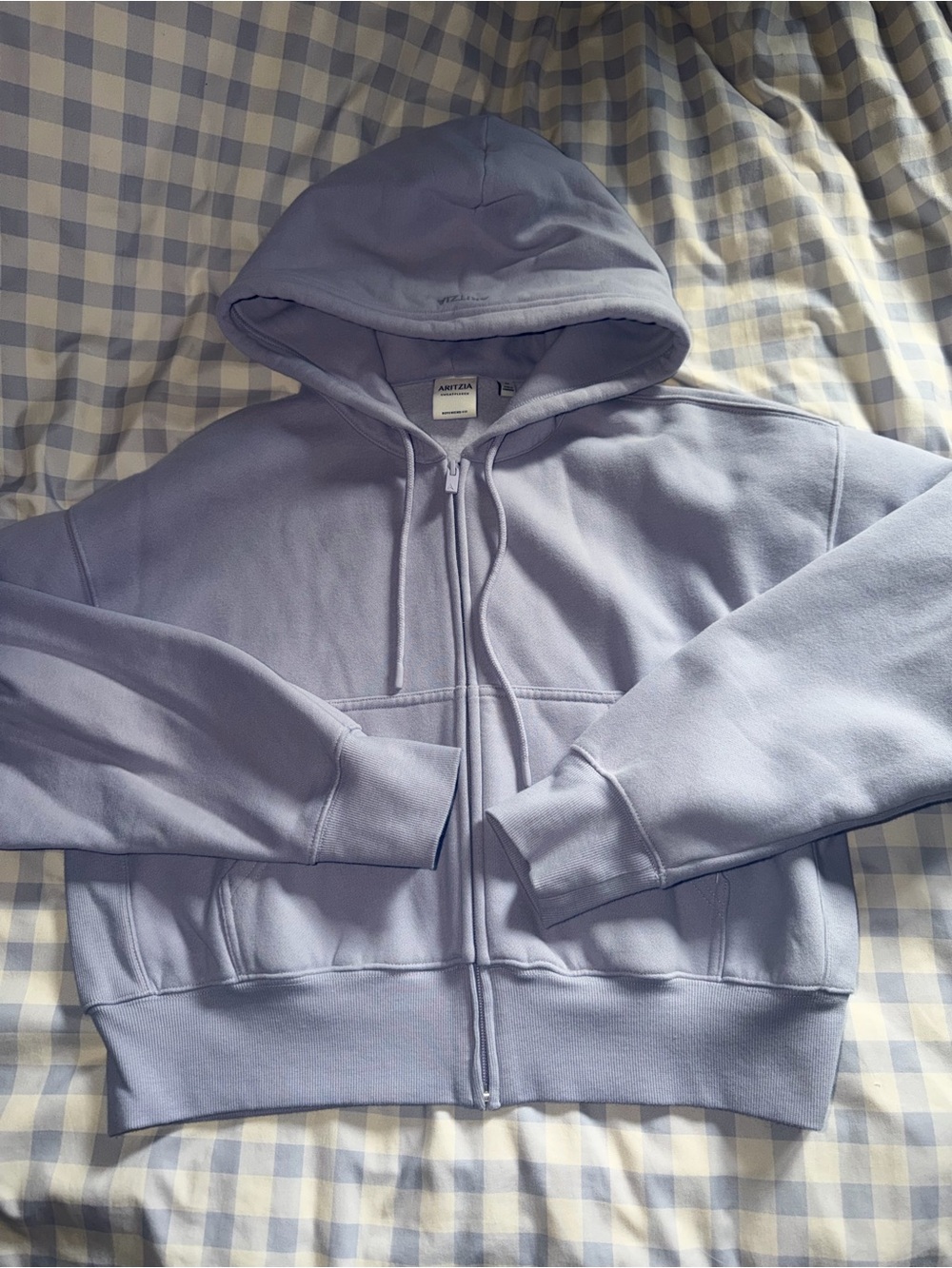 New without tags- Aritzia boxy boyfriend zip up size medium